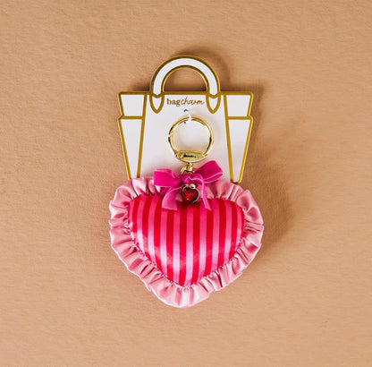 Puffy Heart Bag Charm