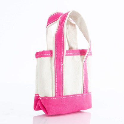 Mini Hot Pink Canvas Tote