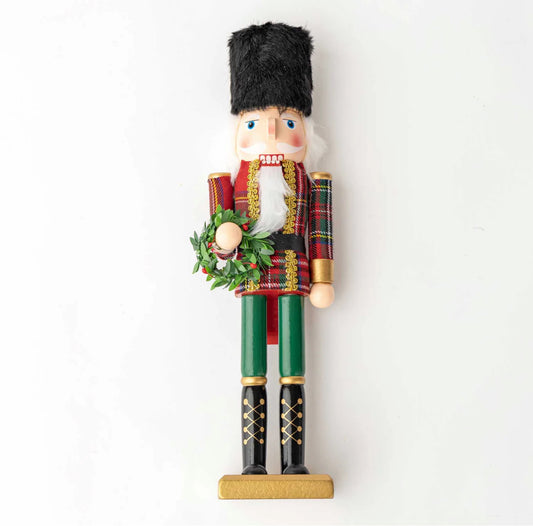Tartan Plaid Nutcracker- 15”