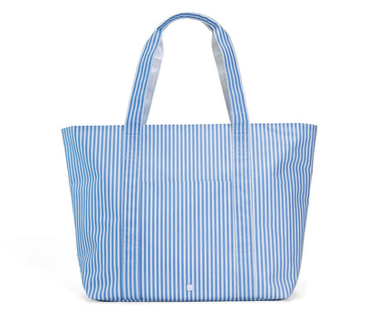 TRVL Jumbo Tote-Pimlico Stripe Chambray