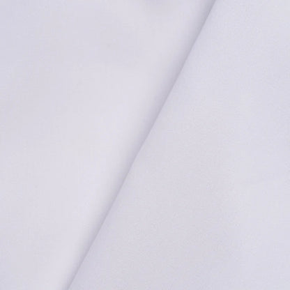 White Microfiber Plush Robe with Minx Plush Lining