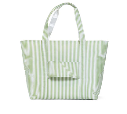 TRVL Jumbo Tote-Pimlico Stripe Sage