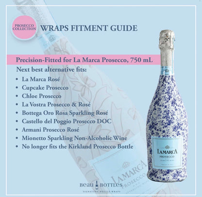 Festive Fireworks Bottle Wrap-Prosecco