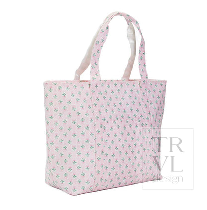 TRVL Jumbo Tote-Petite Fleur Pink