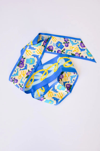Tri Delta Skinny Scarf