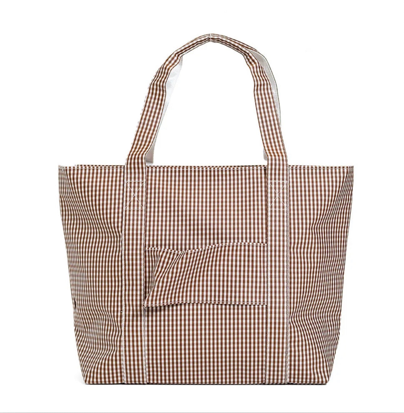 TRVL Jumbo Tote-Coco Gingham