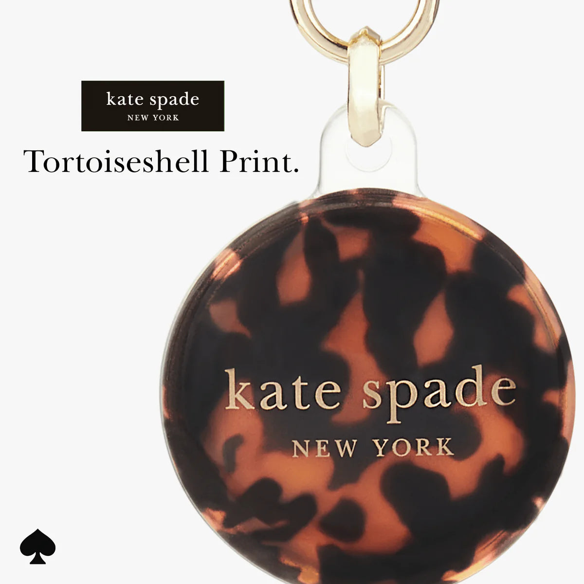 Kate Spade Tortoise AirTag Case