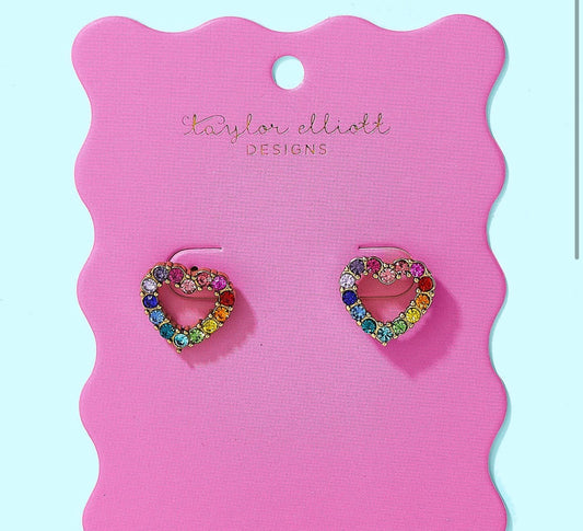Mae Heart Studs