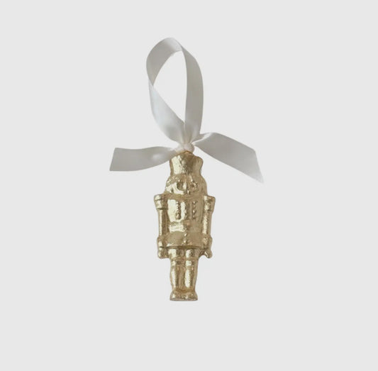 Gold Nutcracker Ornament