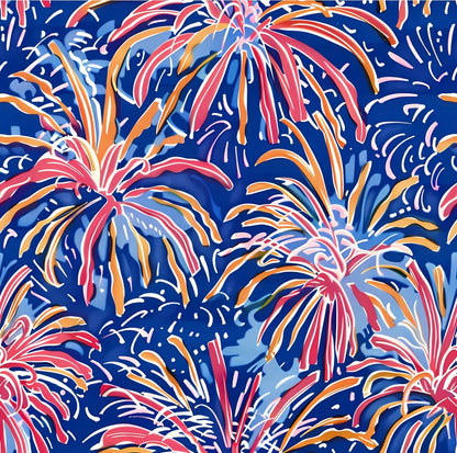 Festive Fireworks Bottle Wrap-Prosecco