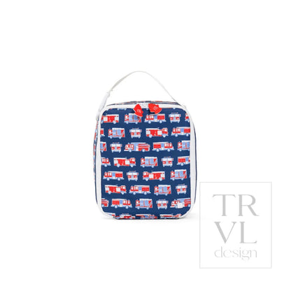 TRVL Lunch Box Insulated Bag-Fire Engines