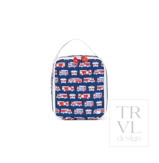 TRVL Lunch Box Insulated Bag-Fire Engines