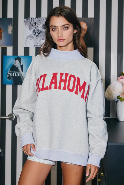 Oklahoma Reversible Sweatshirt (Pre-order. Arrives Mid-November)