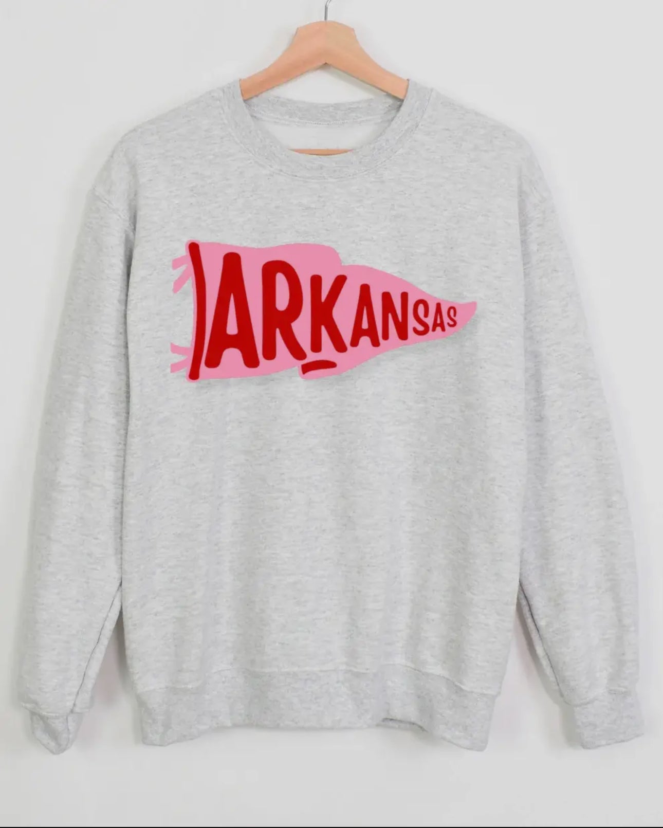 Arkansas Pennant Crewneck