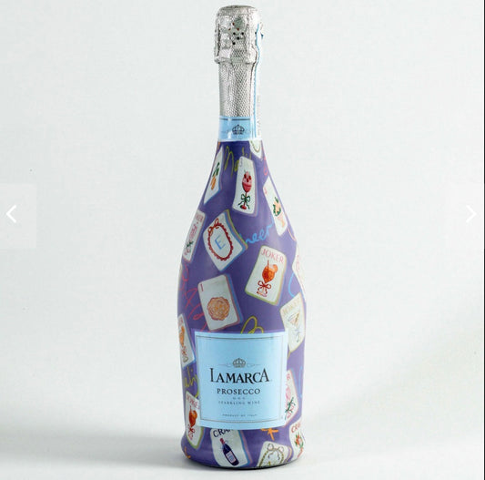 Mahjong Bottle Wrap-Prosecco Edition