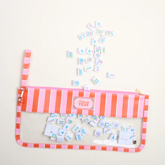 Sicily Stripes Mahjong Tile Pouch