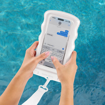 Wavy Ivory Twinkle-Waterproof floating pouch