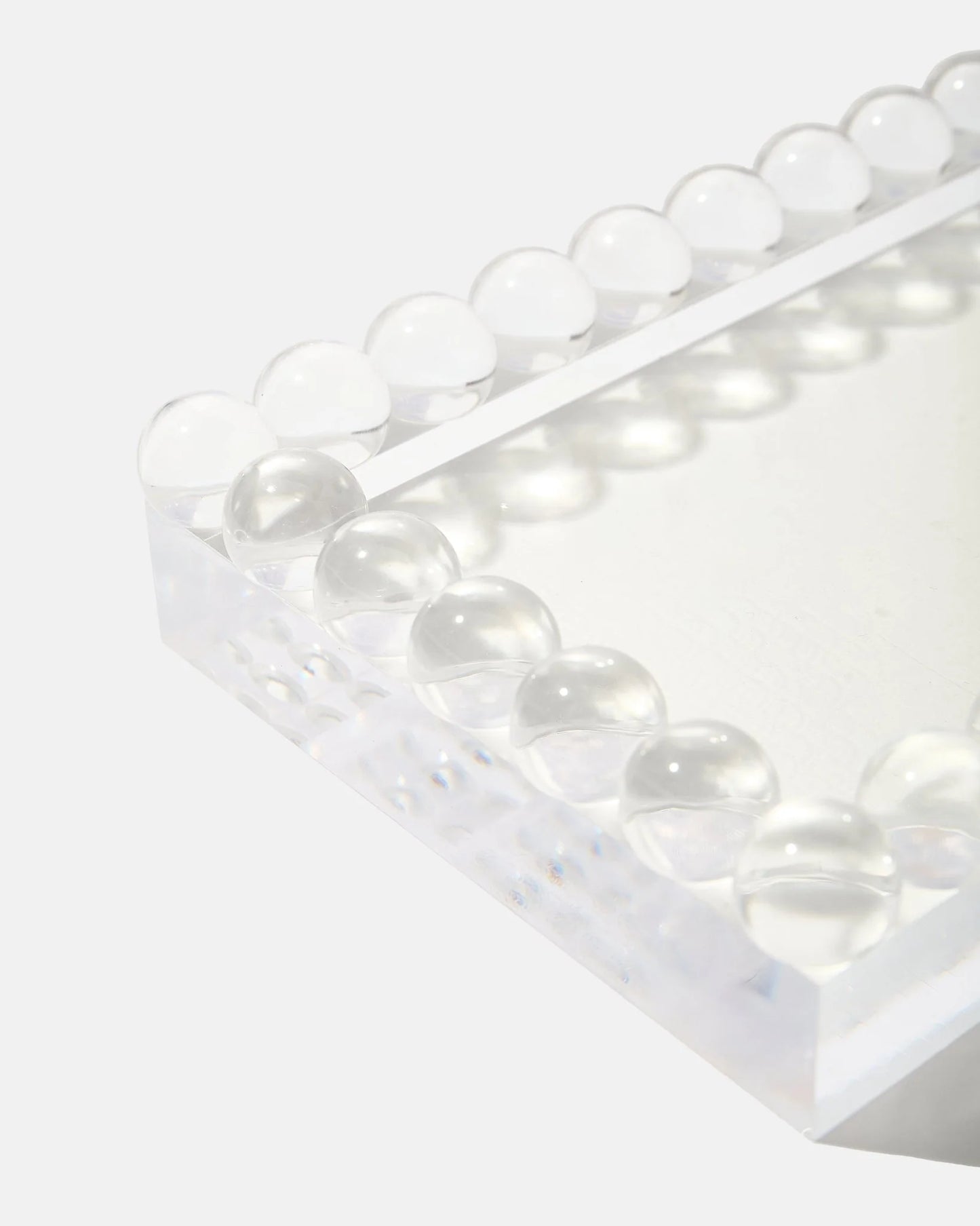 Medium Bubble Lucite Tray