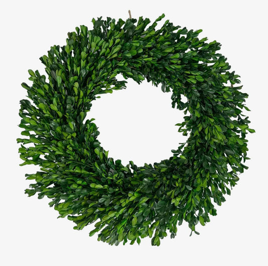 21’ Preserved Boxwood Wreath