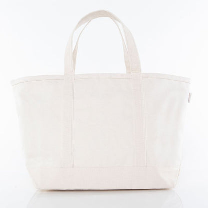 Natural Canvas Tote-Large