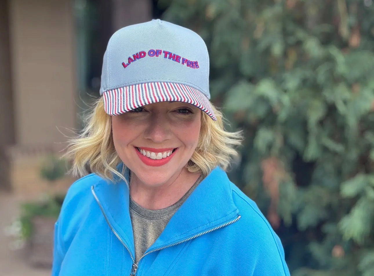 Land of the Free Embroidered Hat