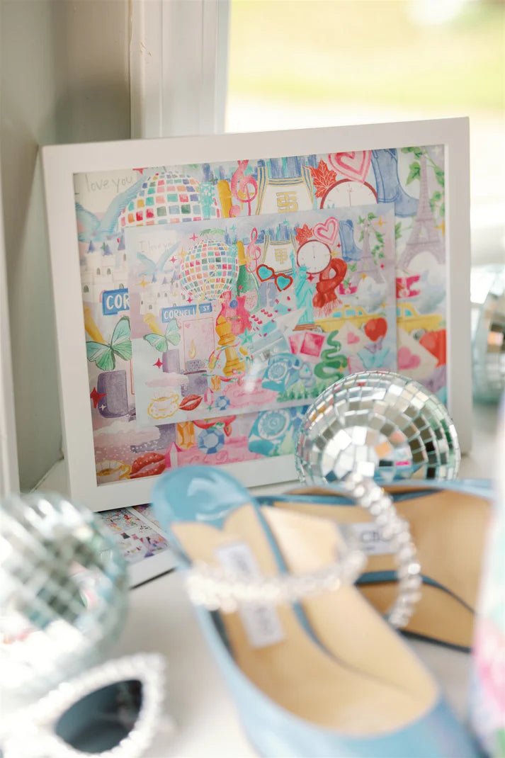 Print Taylor Swift Collage Watercolor Art