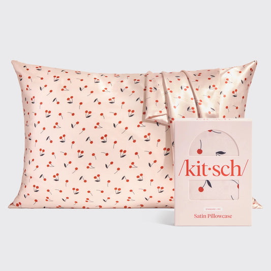 Cherry-Standard Satin Pillowcase