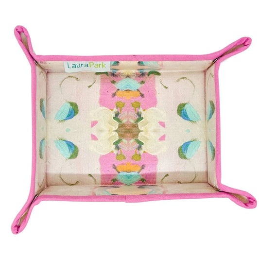 Monets Garden Pink Snap Tray