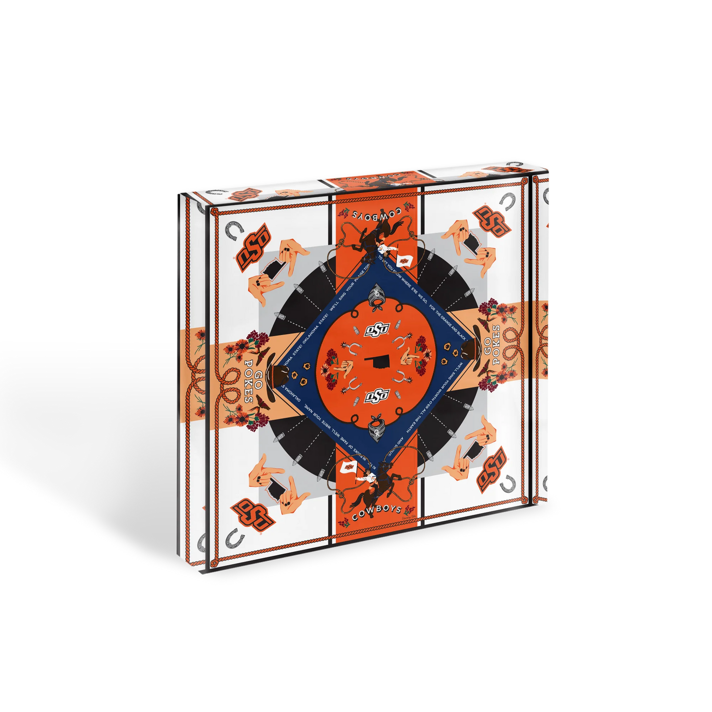 OSU Cowboys Acrylic Block