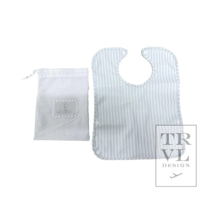 TRVL Best Bib Pimlico Stripe Blue