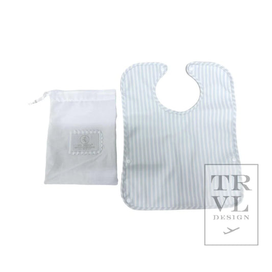 TRVL Best Bib Pimlico Stripe Blue