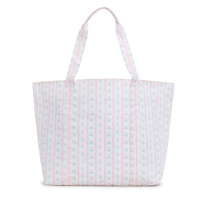 TRVL Jumbo Tote Ribbon Floral Pink