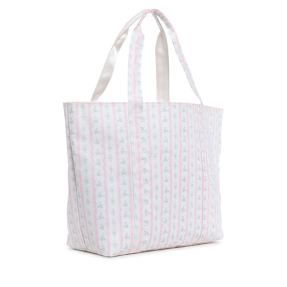 TRVL Jumbo Tote Ribbon Floral Pink