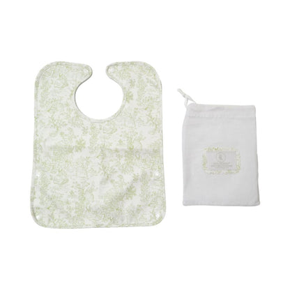 TRVL Best Bib Bunny Toile Green