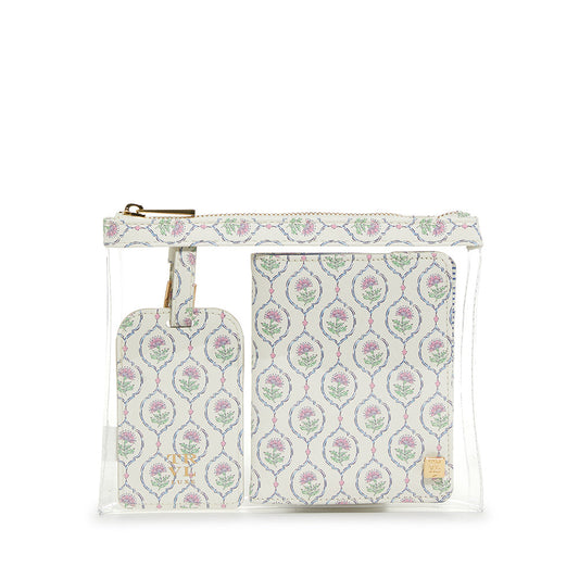 TRVL Luxe Saffiano Travel Set - Antibes
