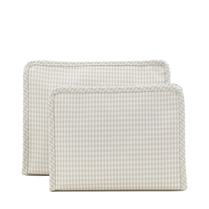 TRVL Roadie Large Gingham Pearl Grey