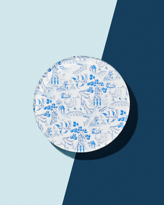 Chinoiserie Print Coaster - 4 Pack