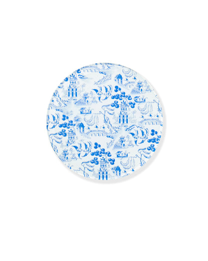 Chinoiserie Print Coaster - 4 Pack