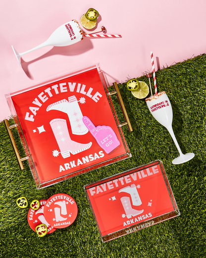Fayetteville Kickoff Coasters - 4 Pack