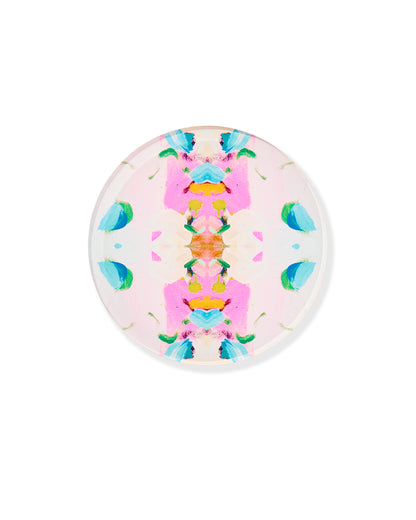 Monets Garden Pink Coaster - 4 Pack