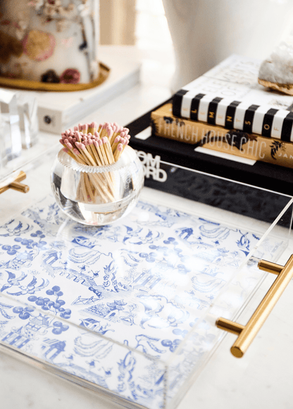 Chinoiserie Print Large Tray