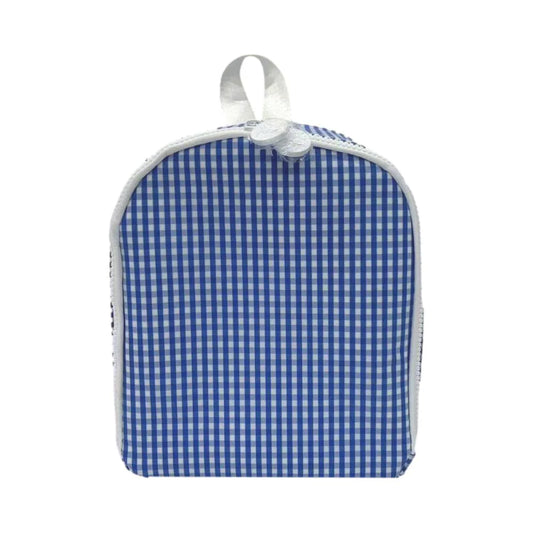 TRVL Bring It Lunch Bag Gingham Royal