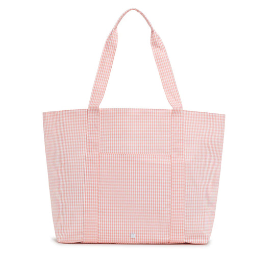 TRVL Jumbo Tote Gingham Taffy