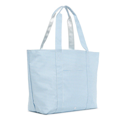 TRVL Jumbo Tote Gingham Mist