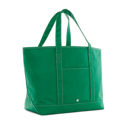 Trvl MAXI TOTE - COATED CANVAS Large KELLY GREEN