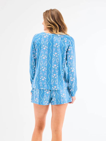Annie Ivy Lane Blue Pajama Set