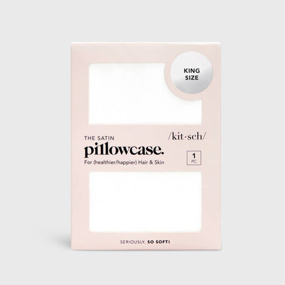 Ivory-King Satin Pillowcase